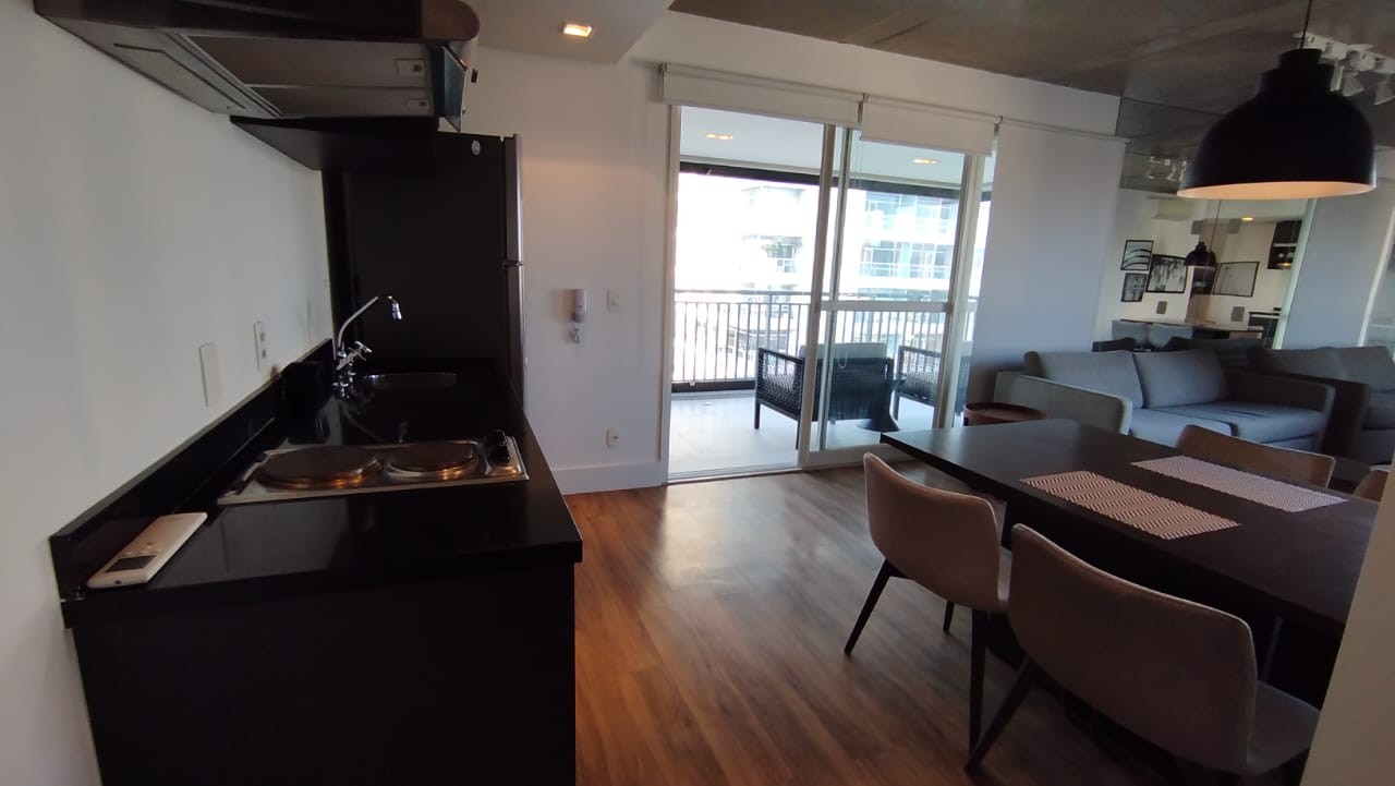 Apartamento para alugar com 1 quarto, 1 banheiro, 1 vaga e 61m² no Cidade Monções, São Paulo — foto principal