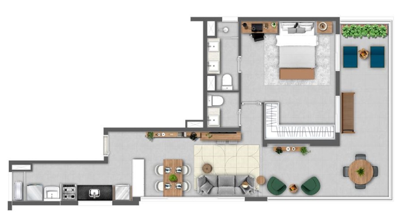 Apartamento para alugar com 1 quarto, 1 suíte, 1 vaga e 85m² no Pinheiros, São Paulo (SP) — foto 16 de 16